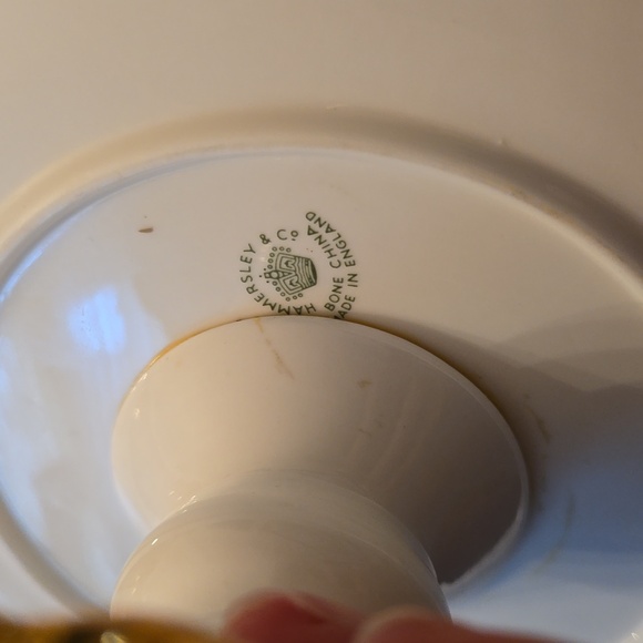Vintage Hammersley Bone China Pedestal Cake stand EUC - Picture 4 of 8